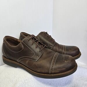 Dansko Justin Men's Size 13.5 Oxford Shoes Size EU 47 Lace Up Brown Leather